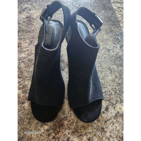Adam Tucker by Me Too leather suade sandles - Picture 1 of 7